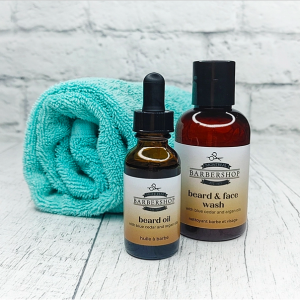 Combo huile à barbe et nettoyant barbe et visage (en magasin seulement)